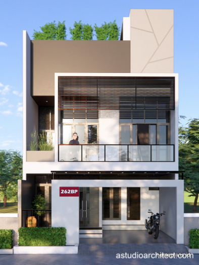 DESAIN RUMAH KODE 262BP – SPLIT LEVEL 7x12 M