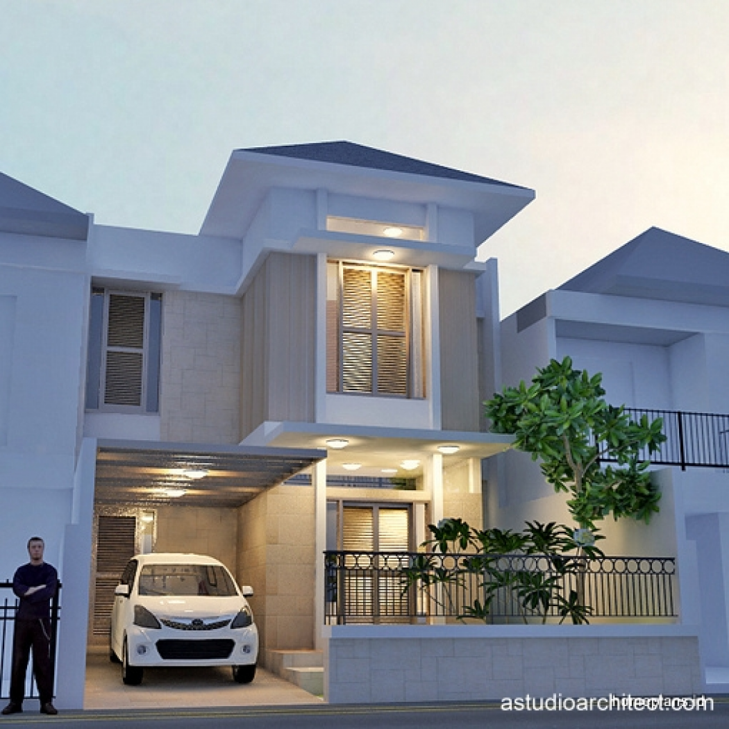 Desain Rumah Detil Produk Desain Rumah Lahan 8x15 Dengan Void Lebar Kode 077 By Homeplansid