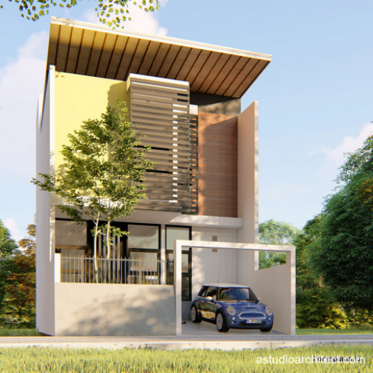 [kode 016] Rumah 7x13,5m Kesan Terbuka dengan 3 kamar