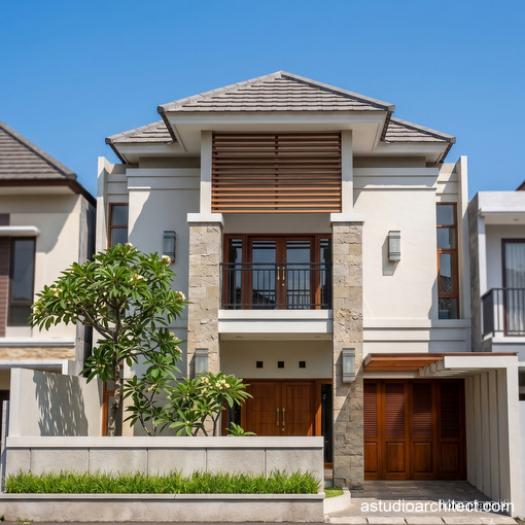Rumah konvensional di lahan 9x15m2 [kode 057]